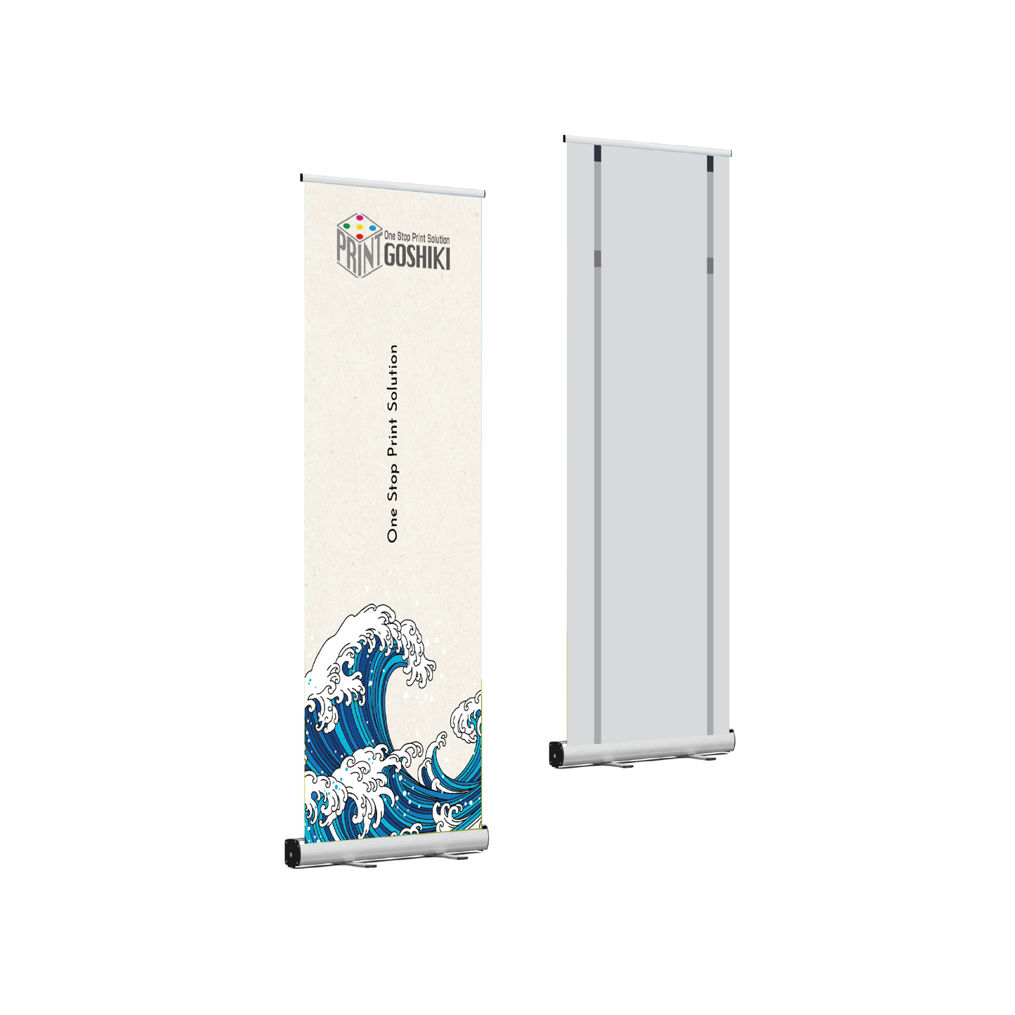 Four-section Rollup Banner