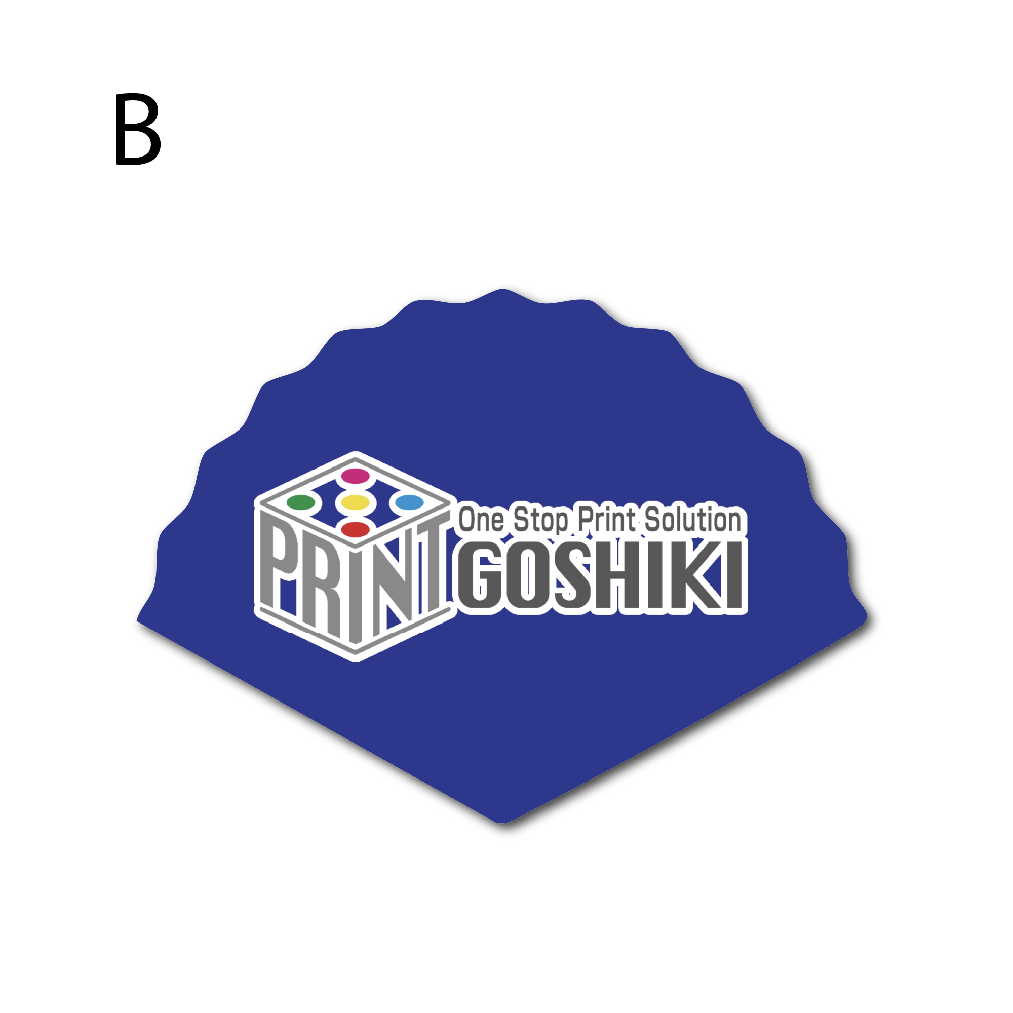 Handleless Japanese Uchiwa Fan