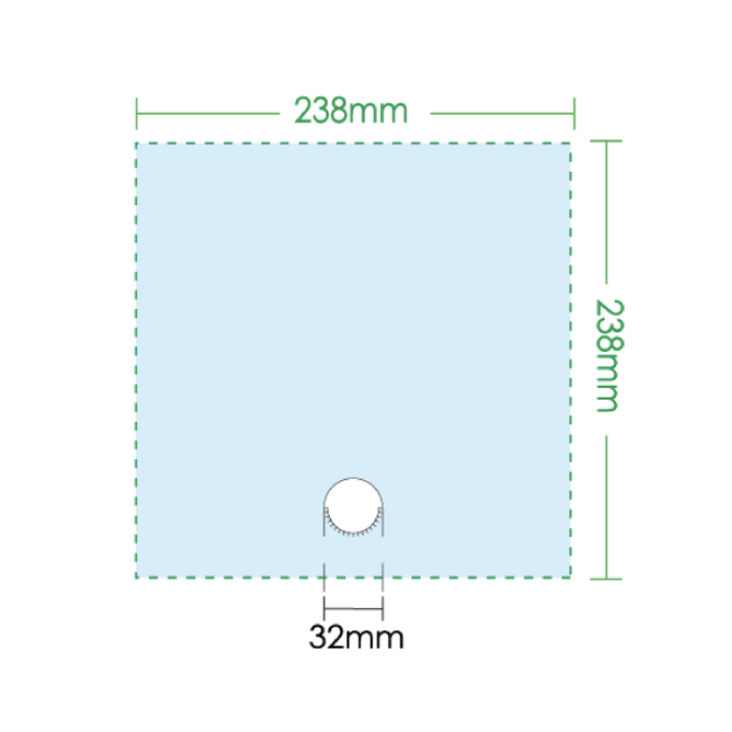 Handleless Japanese Uchiwa Fan
