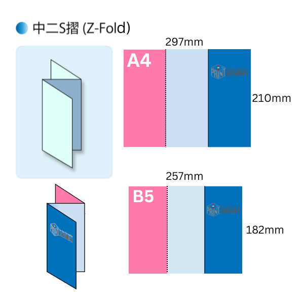 Brochure - Z-fold | Marketing your Business Efficiently | Goshiki Taiwan