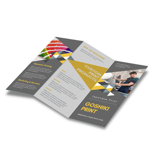 Brochure - Z-fold | Marketing your Business Efficiently | Goshiki Taiwan